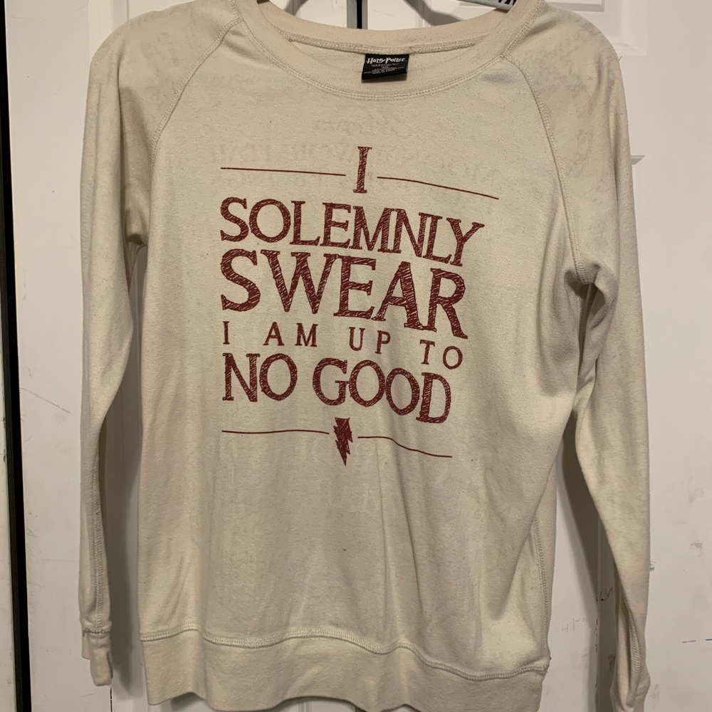 Mischief Managed/Marauders Map reversible sweater